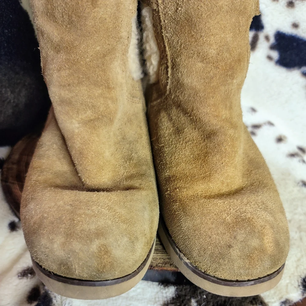 Cozy Tan Kids Boots